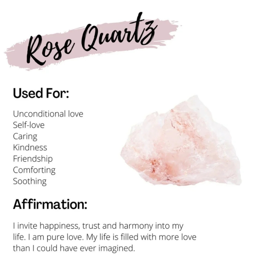 Natural Rose Quartz Gemstone Mini Crystal Gravel Tree True Love Empathy Stone - Picture 3 of 3